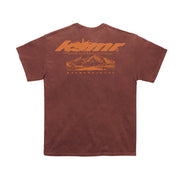 KSMR Fly Tee Stone Wash Burgundy