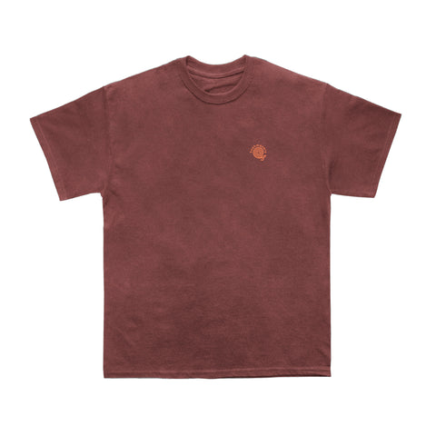 KSMR Fly Tee Stone Wash Burgundy